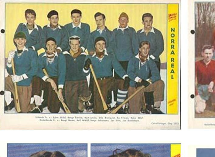 Några exempel på Lassos samlarbilder.
