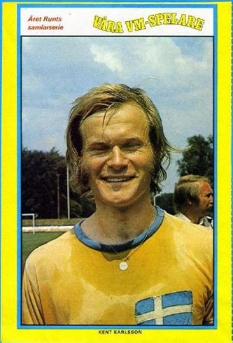 Kent Karlsson, Åtvidabergs FF, VM-spelare 1974.