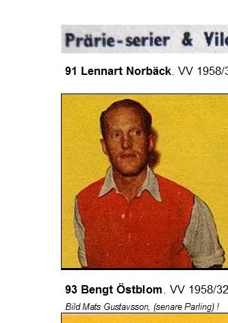 Katalogsida i A4-storlek. Renskriven läsbar text, och uppgifter om i vilket häfte bilderna finns (nr och årtal)