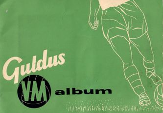 Guldus VM-album, med plats för 18 svenska spelare.