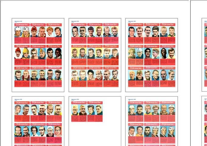 Katalog över samtliga bilder i Stjärnserien 1963-65.
278 bilder, med läsbar text, totalt 17 A4-sidor.
Pris: 50:-